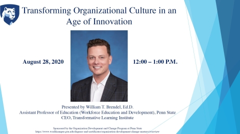 5. Transforming Organizational Culture in an Age of Innovation.