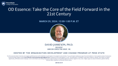 41. OD Essence: Take the Core of the Field Forward in the 21st Century